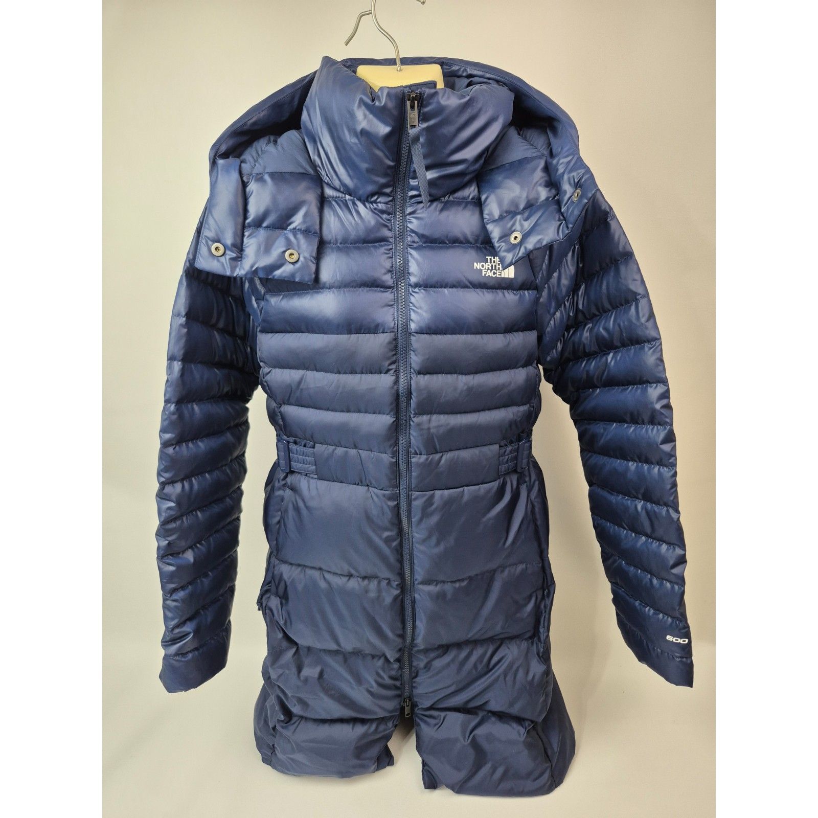 The North Face Women's Petrol Blue Ruby Down Parka 600 Fill Hooded Size Medium